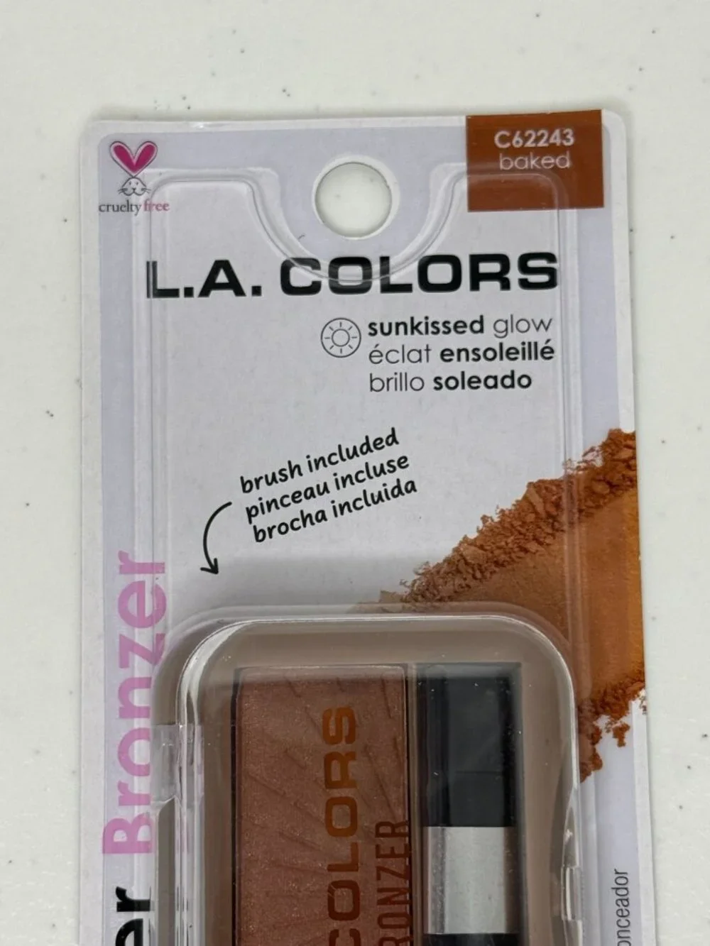 L.A. Colors Powder Bronzer Bronze C62243 NIP